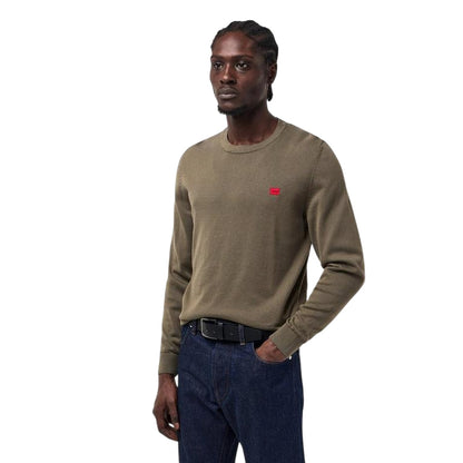 Medium Grey - Side - Hugo Boss Mens Cassius C Jumper