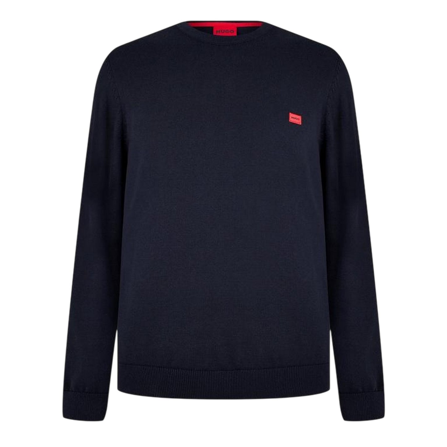 Navy - Front - Hugo Boss Mens Cassius C Jumper