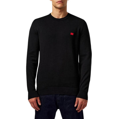 Black - Side - Hugo Boss Mens Cassius C Jumper