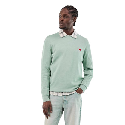 Light Green - Side - Hugo Boss Mens Cassius C Jumper
