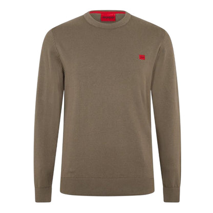 Medium Grey - Front - Hugo Boss Mens Cassius C Jumper