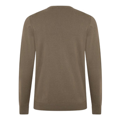 Medium Grey - Back - Hugo Boss Mens Cassius C Jumper
