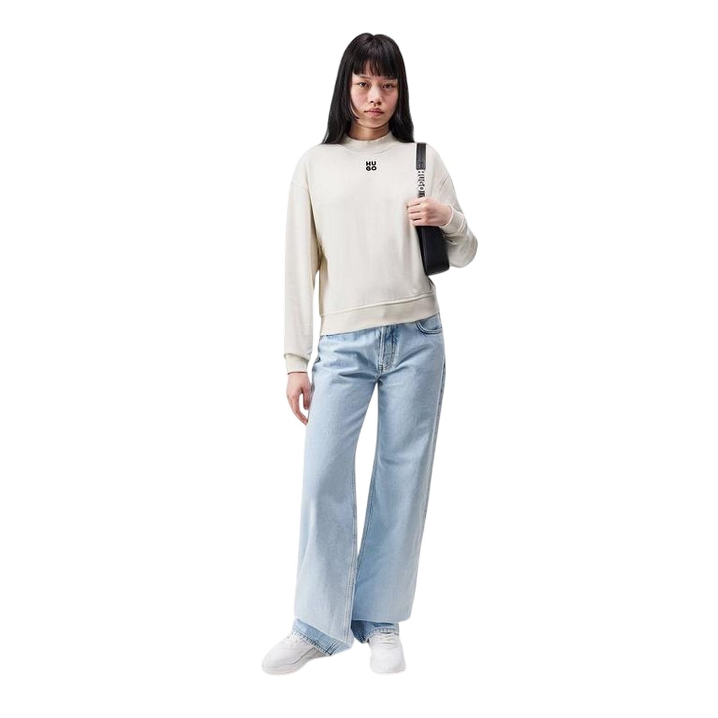 Off White - Lifestyle - Hugo Womens-Ladies Logo Hoodie