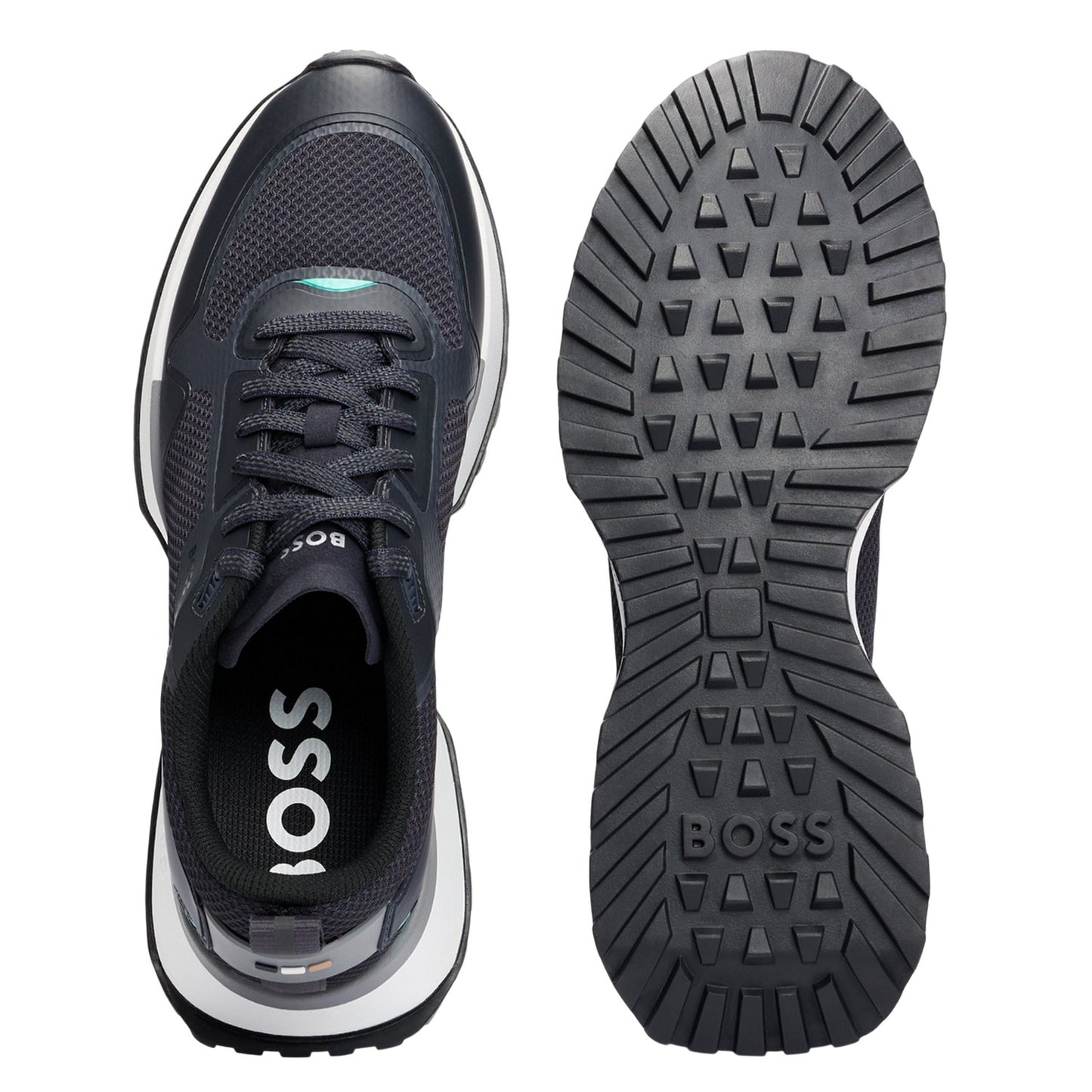 Dark Blue - Lifestyle - Boss Unisex Adult Jonah Running Trainers
