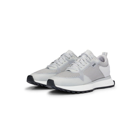White - Lifestyle - Boss Mens Jonah Running Trainers
