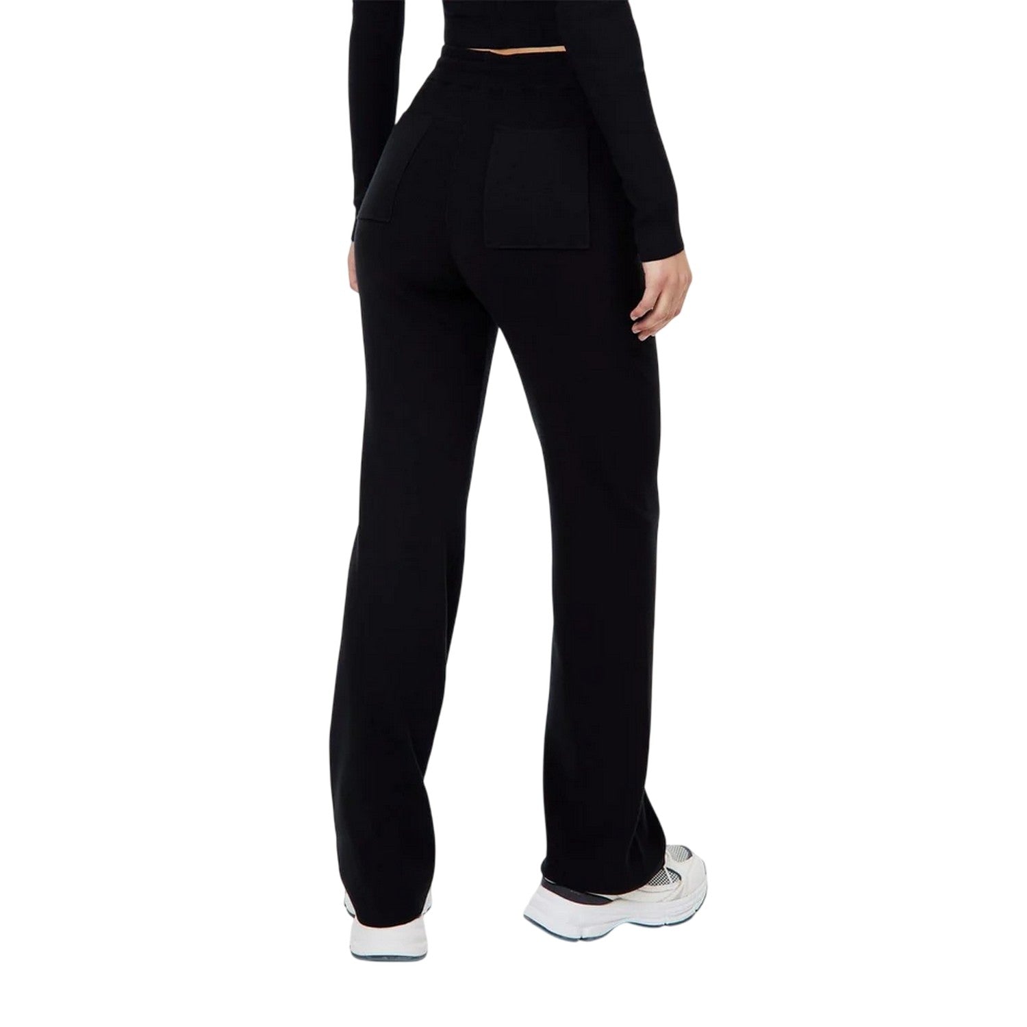 Black - Back - Jack Wills Womens-Ladies Pintuck Trousers