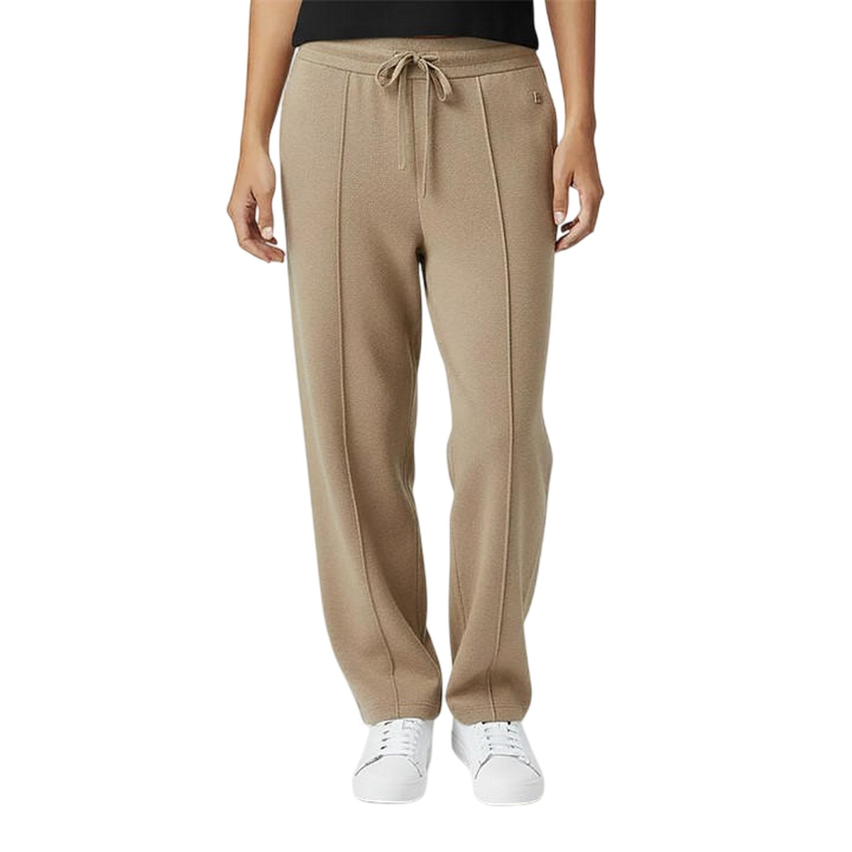 Taupe - Side - Jack Wills Womens-Ladies Pintuck Trousers