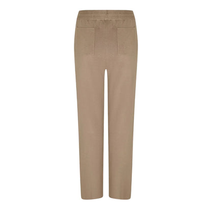 Taupe - Back - Jack Wills Womens-Ladies Pintuck Trousers
