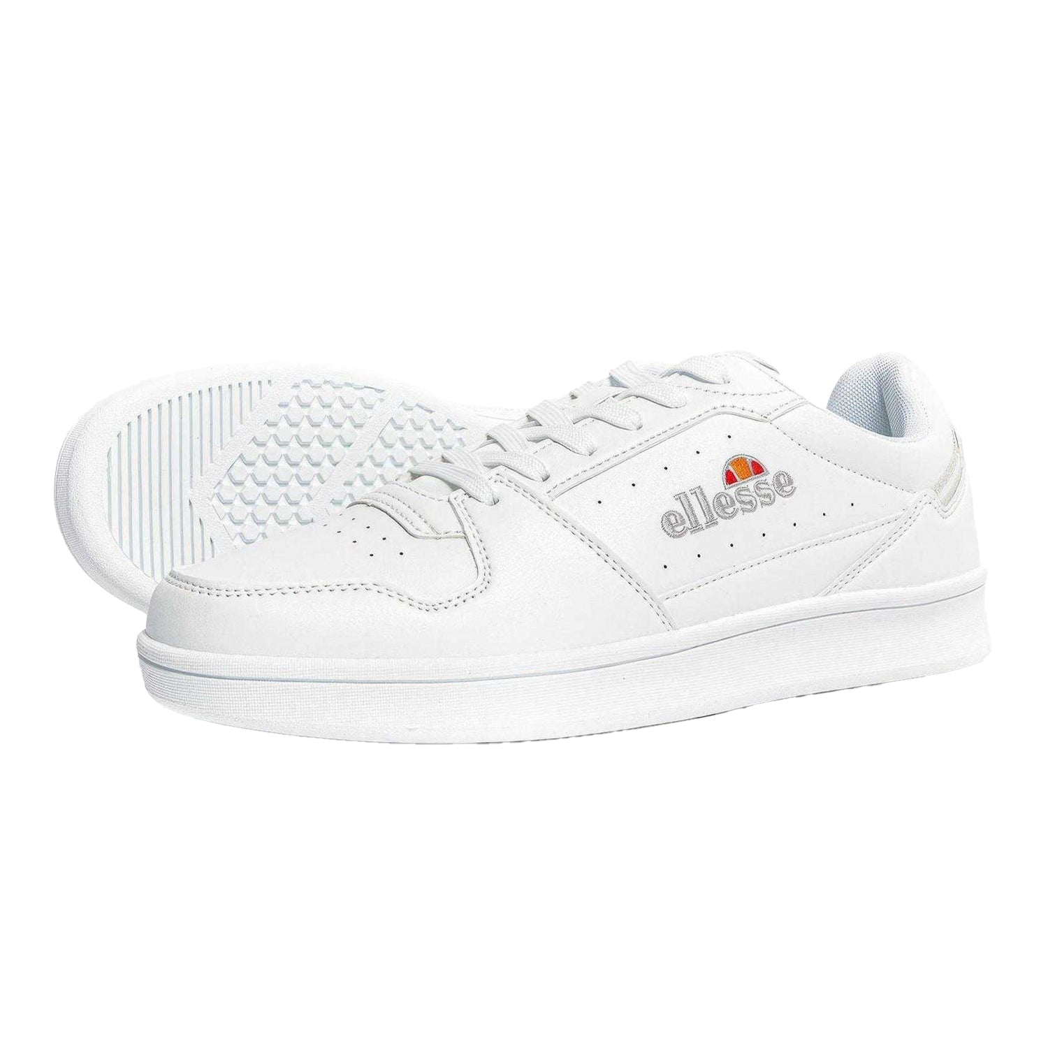 White - Back - Ellesse Mens Nole Trainers