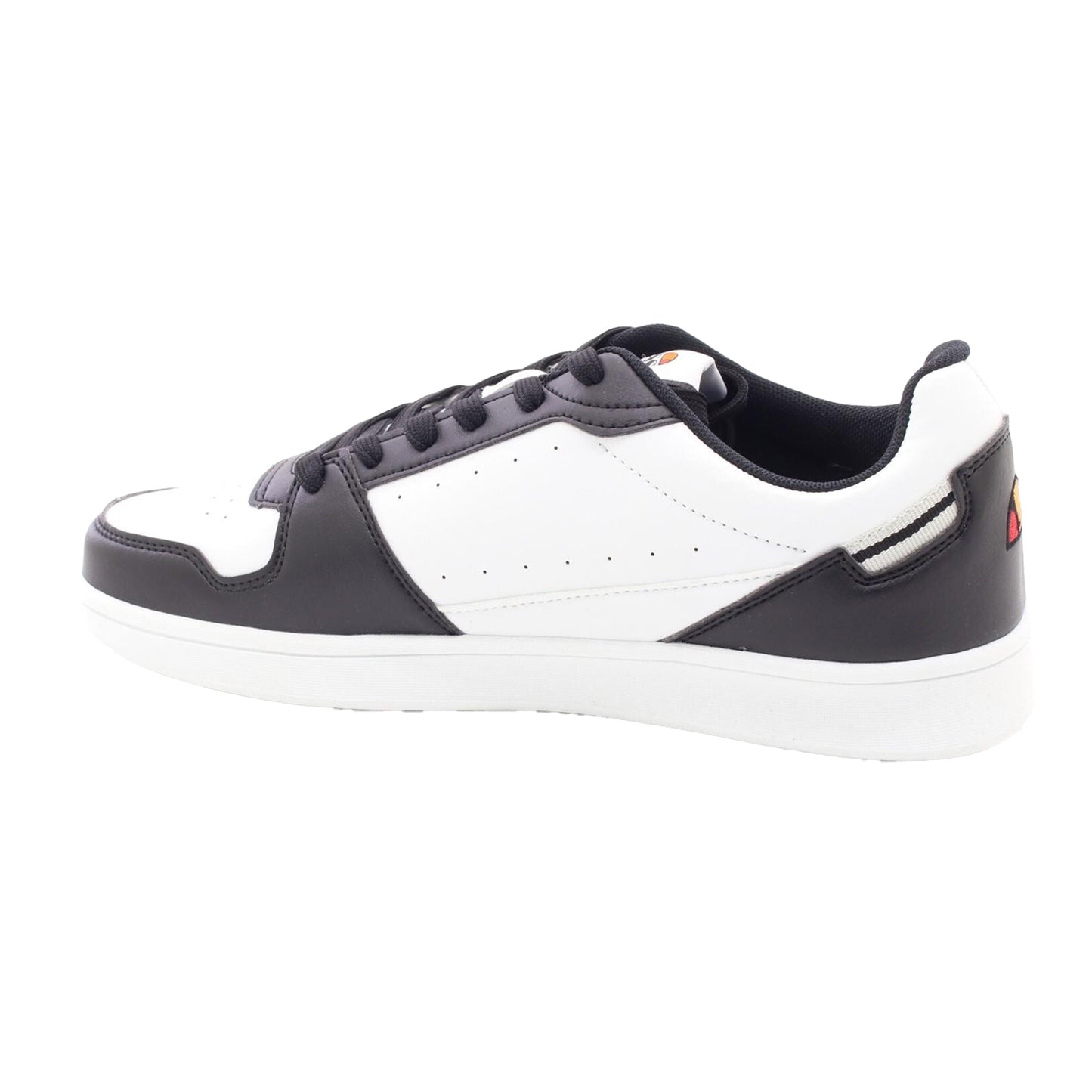White-Black - Side - Ellesse Mens Nole Trainers