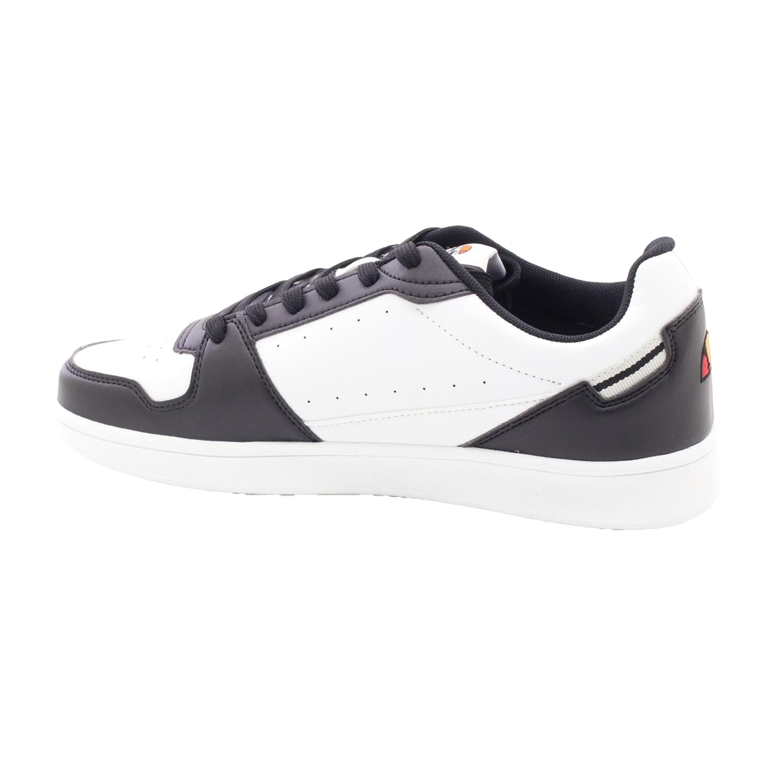 White-Black - Side - Ellesse Mens Nole Trainers