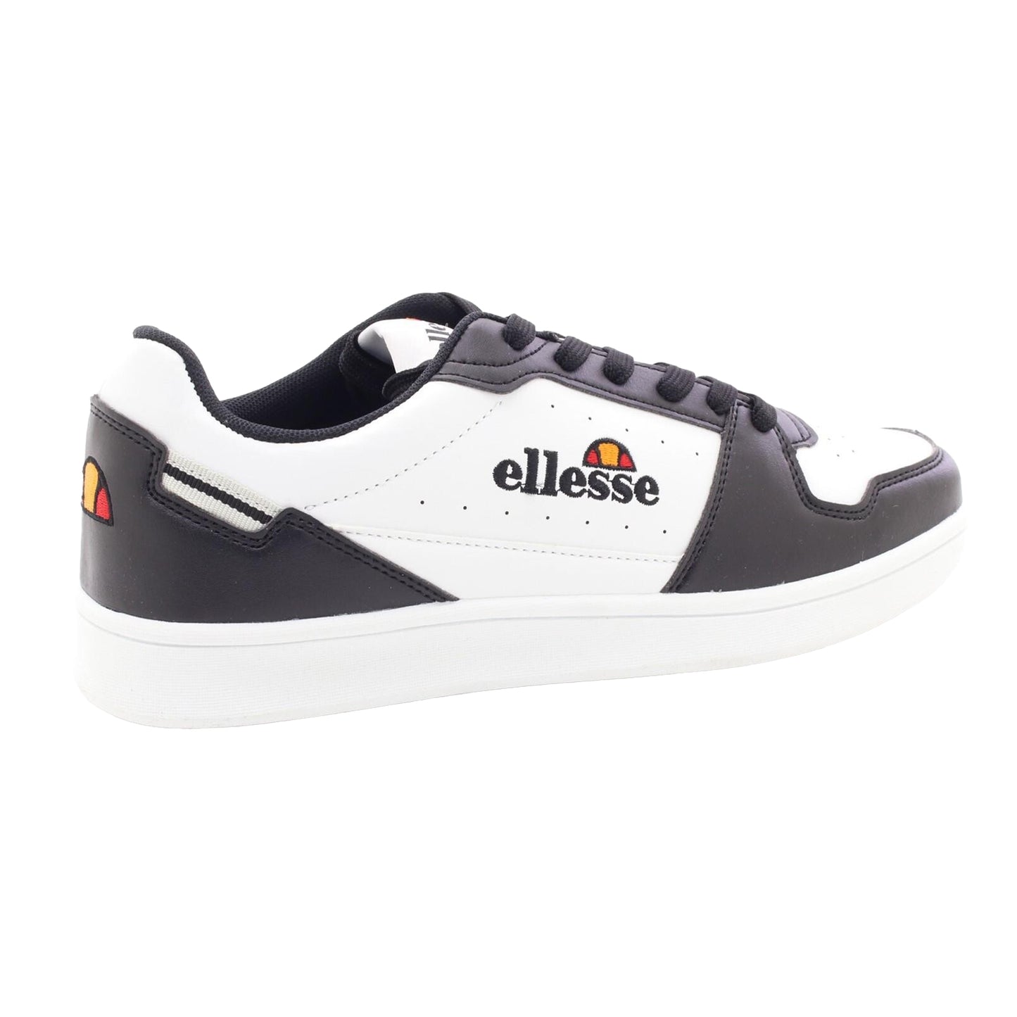 White-Black - Pack Shot - Ellesse Mens Nole Trainers