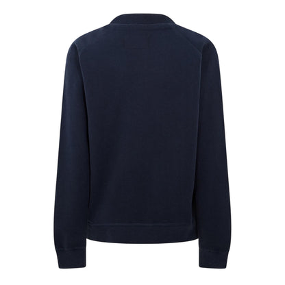 Navy - Back - Jack Wills Womens-Ladies Hunston Graphic Crew Neck Sweatshirt