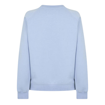 Soft Blue - Back - Jack Wills Womens-Ladies Hunston Graphic Crew Neck Sweatshirt