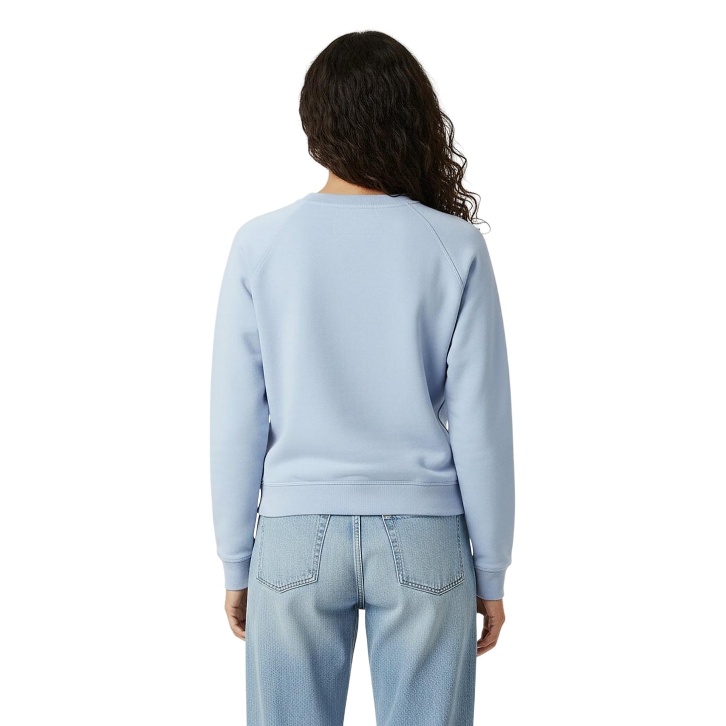 Soft Blue - Lifestyle - Jack Wills Womens-Ladies Hunston Graphic Crew Neck Sweatshirt