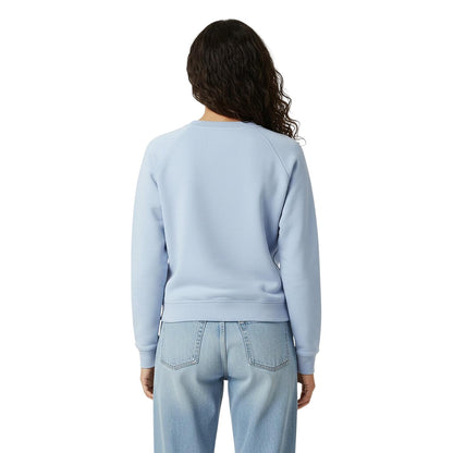 Soft Blue - Lifestyle - Jack Wills Womens-Ladies Hunston Graphic Crew Neck Sweatshirt