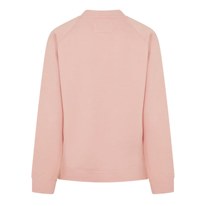 Soft Pink - Back - Jack Wills Womens-Ladies Hunston Graphic Crew Neck Sweatshirt
