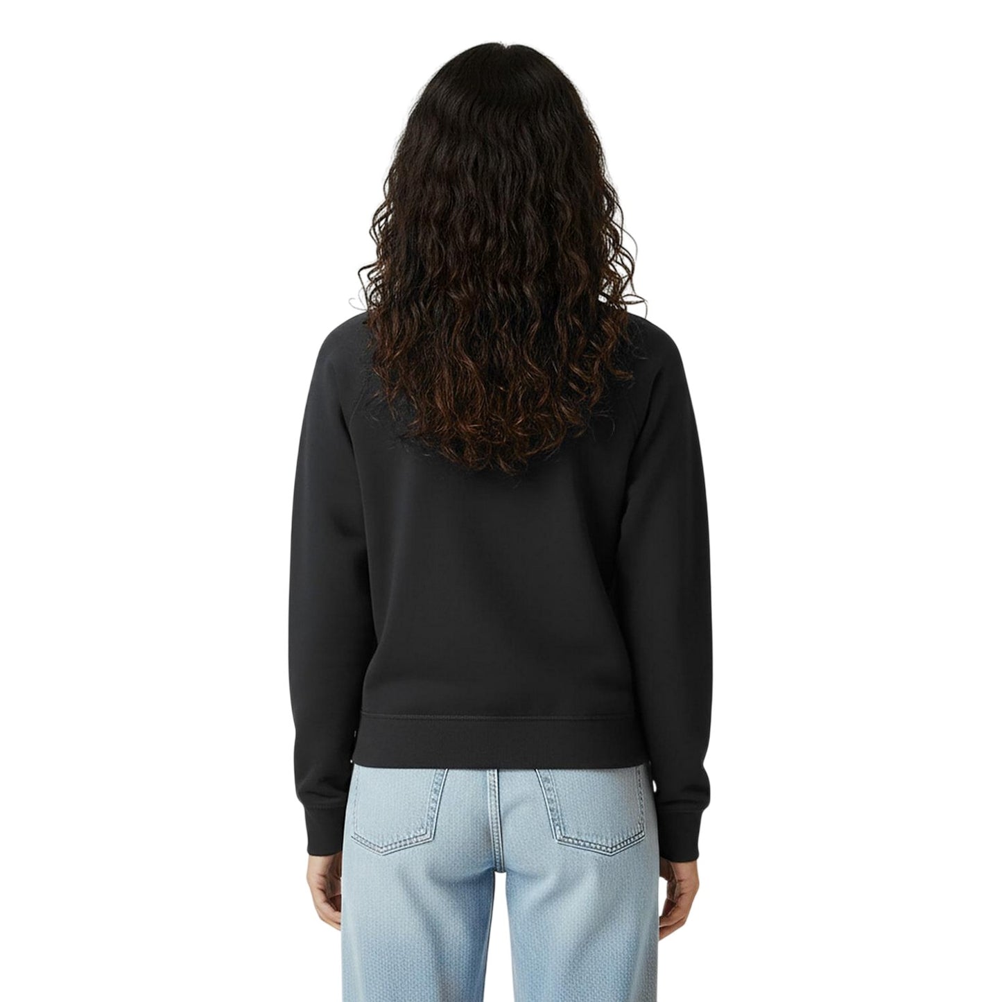 Black - Lifestyle - Jack Wills Womens-Ladies Hunston Graphic Crew Neck Sweatshirt