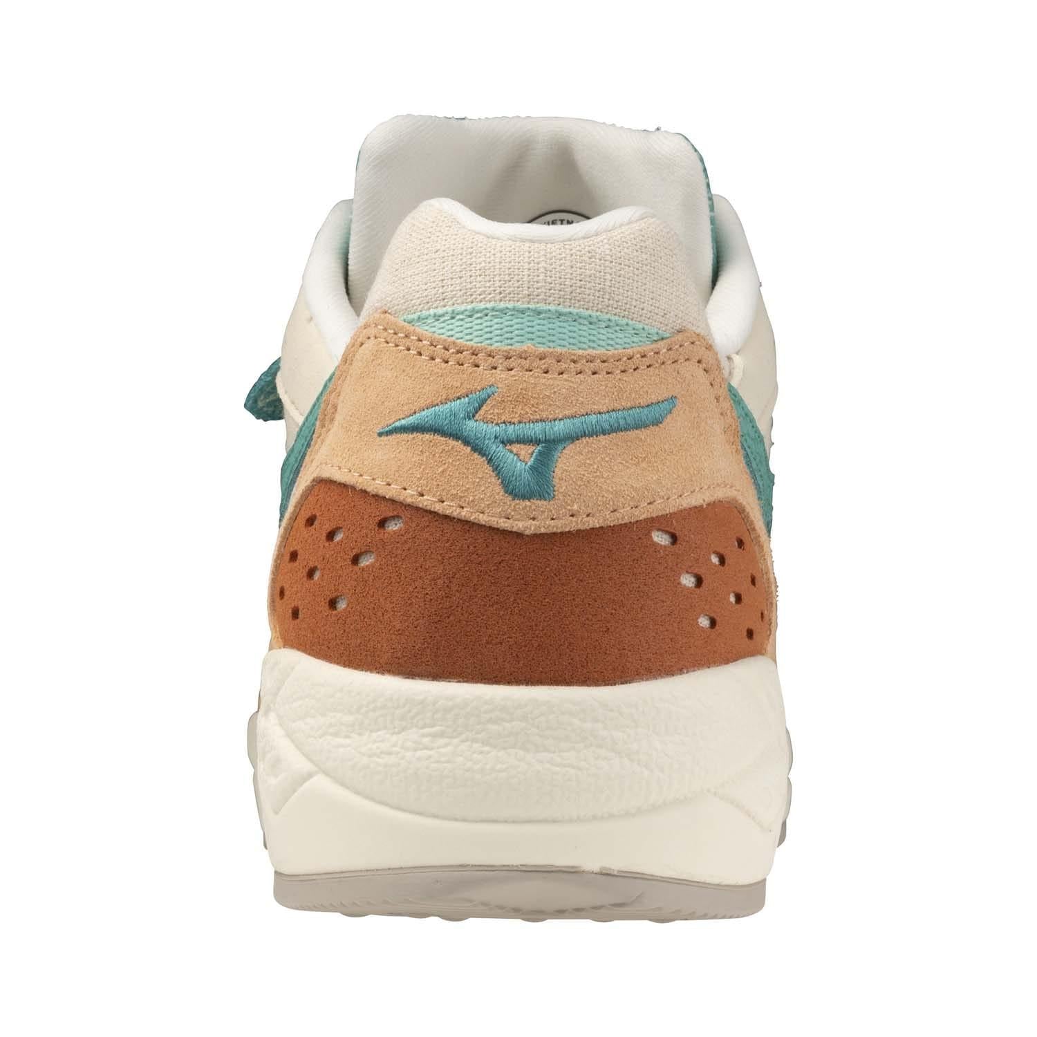 Peach - Back - Mizuno Mens Contender Sportstyle Suede Trainers