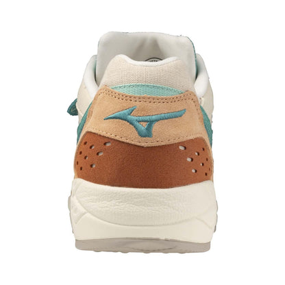 Peach - Back - Mizuno Mens Contender Sportstyle Suede Trainers