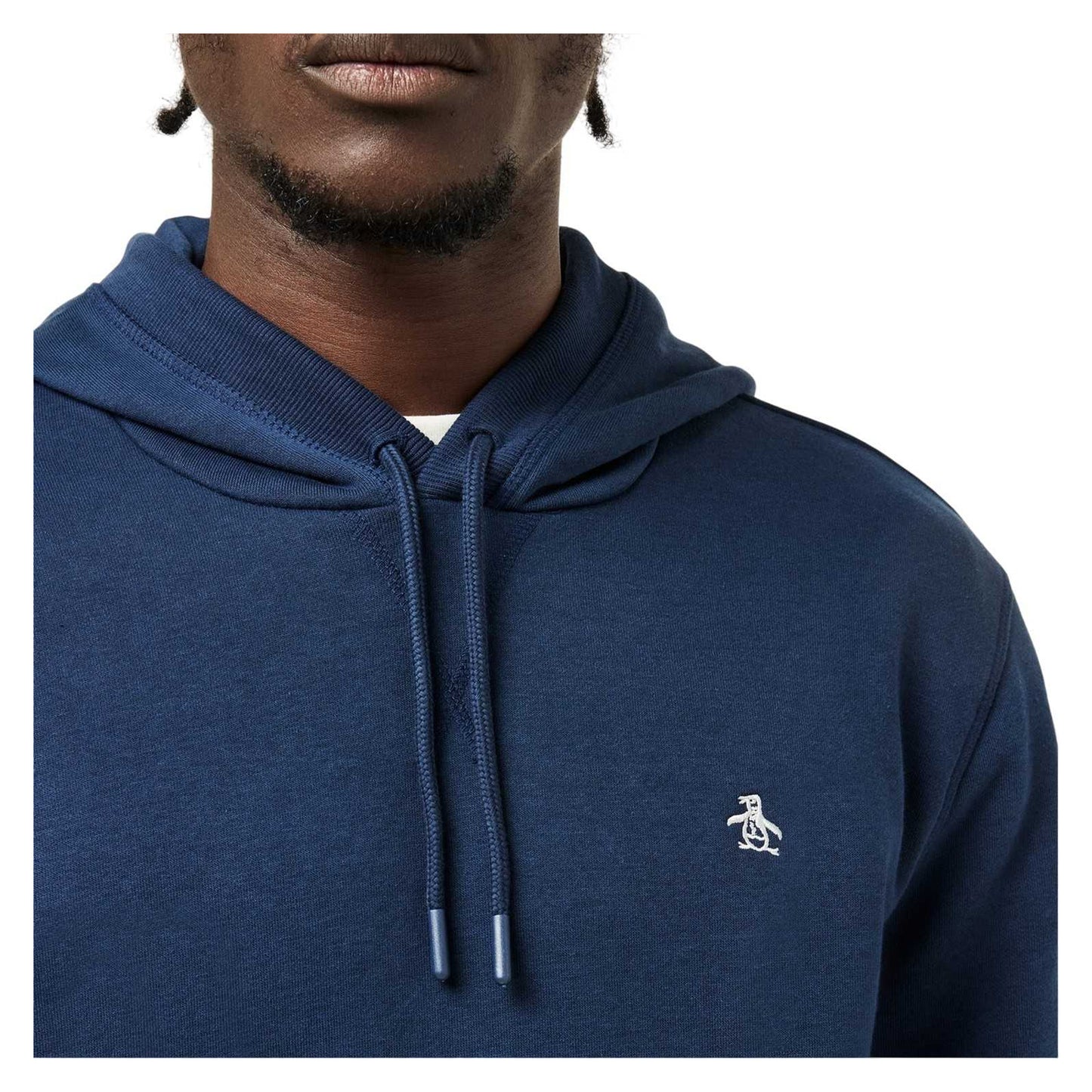 Yale Blue - Side - Original Penguin Mens Hooded Regular Hoodie