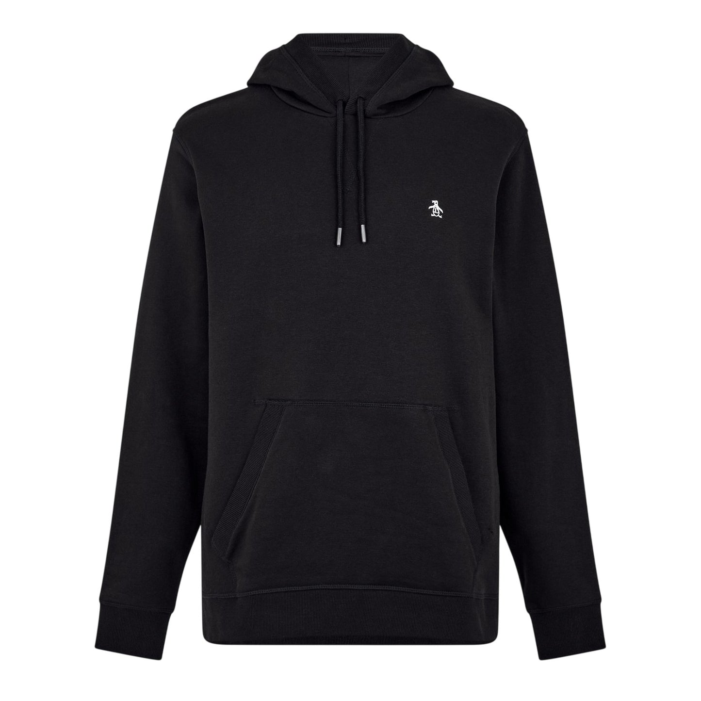 True Black - Front - Original Penguin Mens Hooded Regular Hoodie