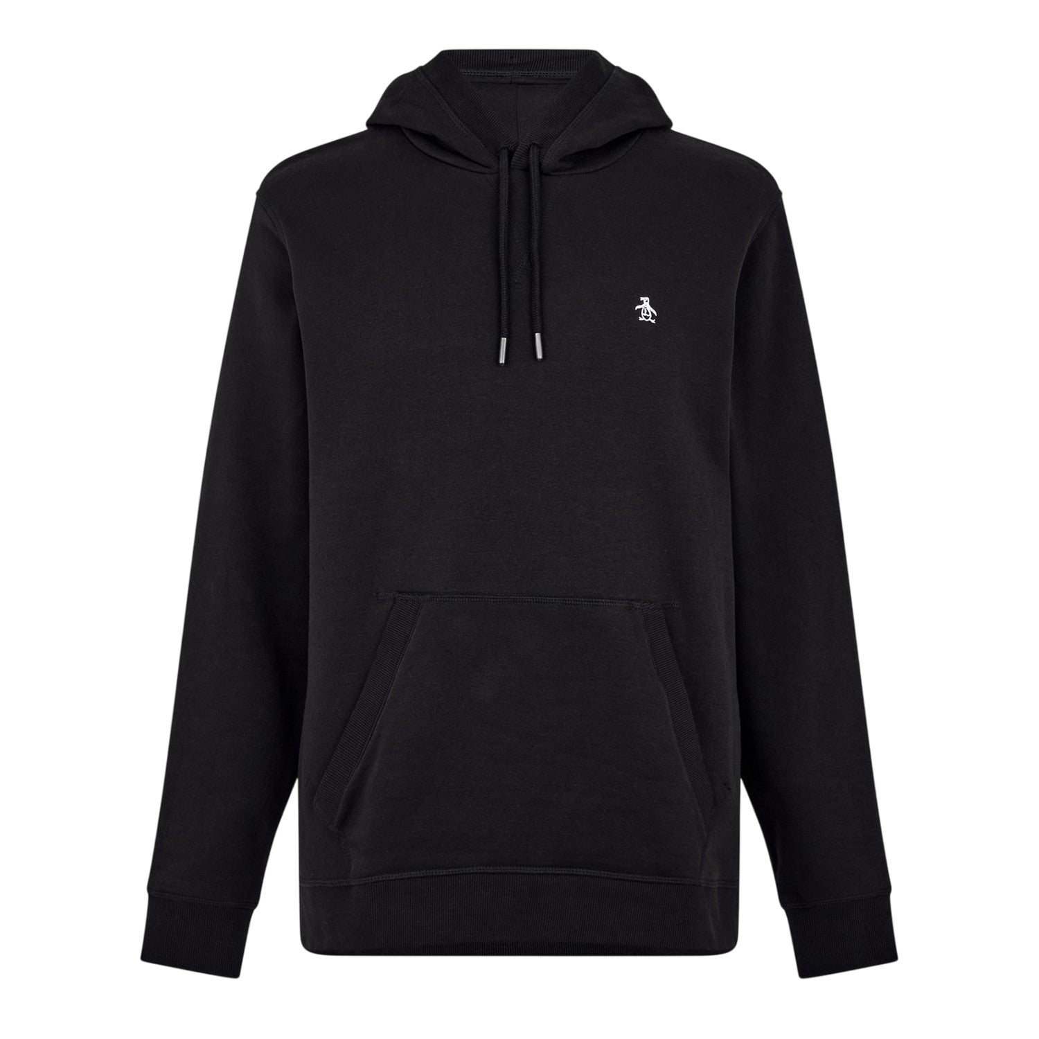 True Black - Front - Original Penguin Mens Hooded Regular Hoodie