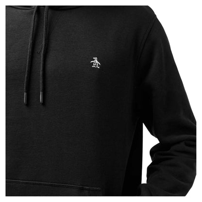 True Black - Side - Original Penguin Mens Hooded Regular Hoodie