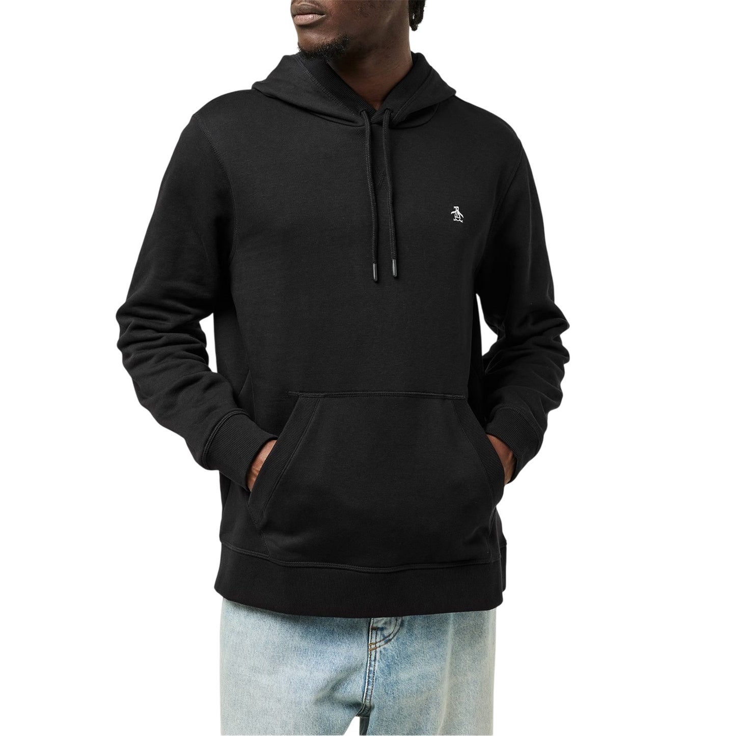 True Black - Lifestyle - Original Penguin Mens Hooded Regular Hoodie