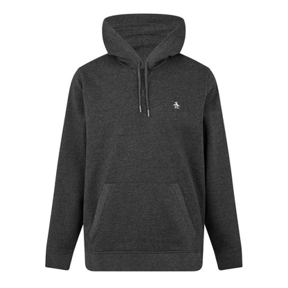 Dark Charcoal - Front - Original Penguin Mens Hooded Regular Hoodie