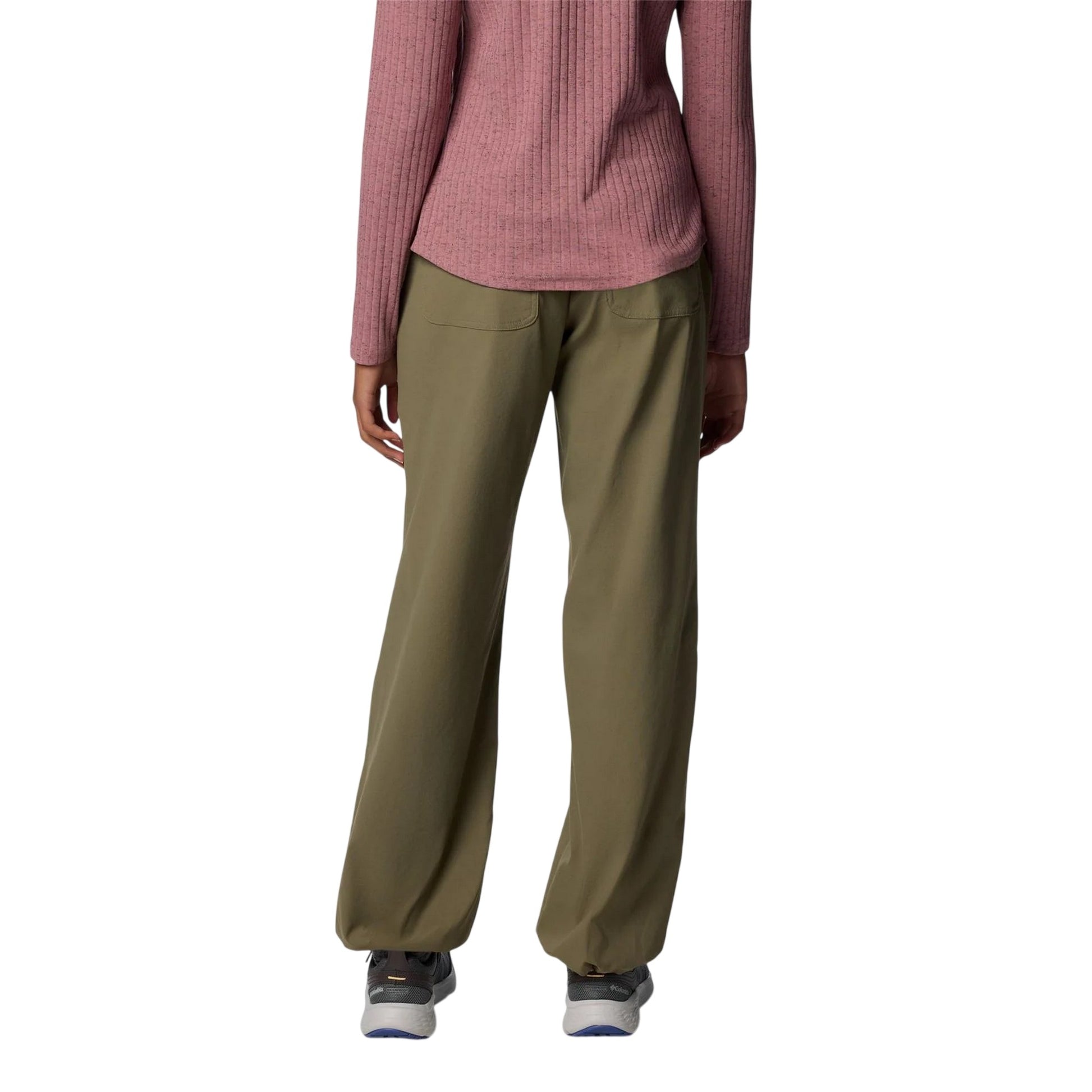 Green - Back - Columbia Womens-Ladies Loose Fit Hiking Trousers