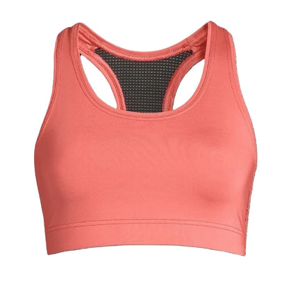 Deep Coral - Front - Casall Womens-Ladies Iconi Scoop Neck Snug Fit Sports Bra
