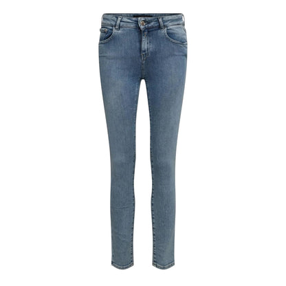 Blue - Front - Replay Womens-Ladies Slim Jeans