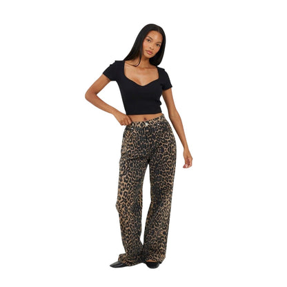 Black - Side - Brave Soul Womens-Ladies Sweetheart Crop Top