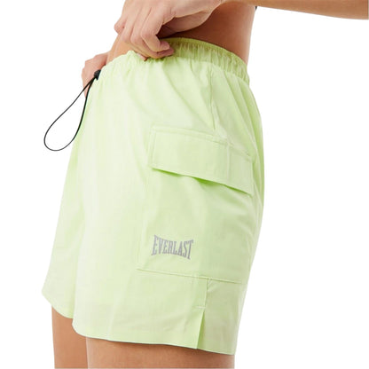 Pastel Light Green - Side - Everlast Womens-Ladies 2 in 1 Regular Cargo Shorts