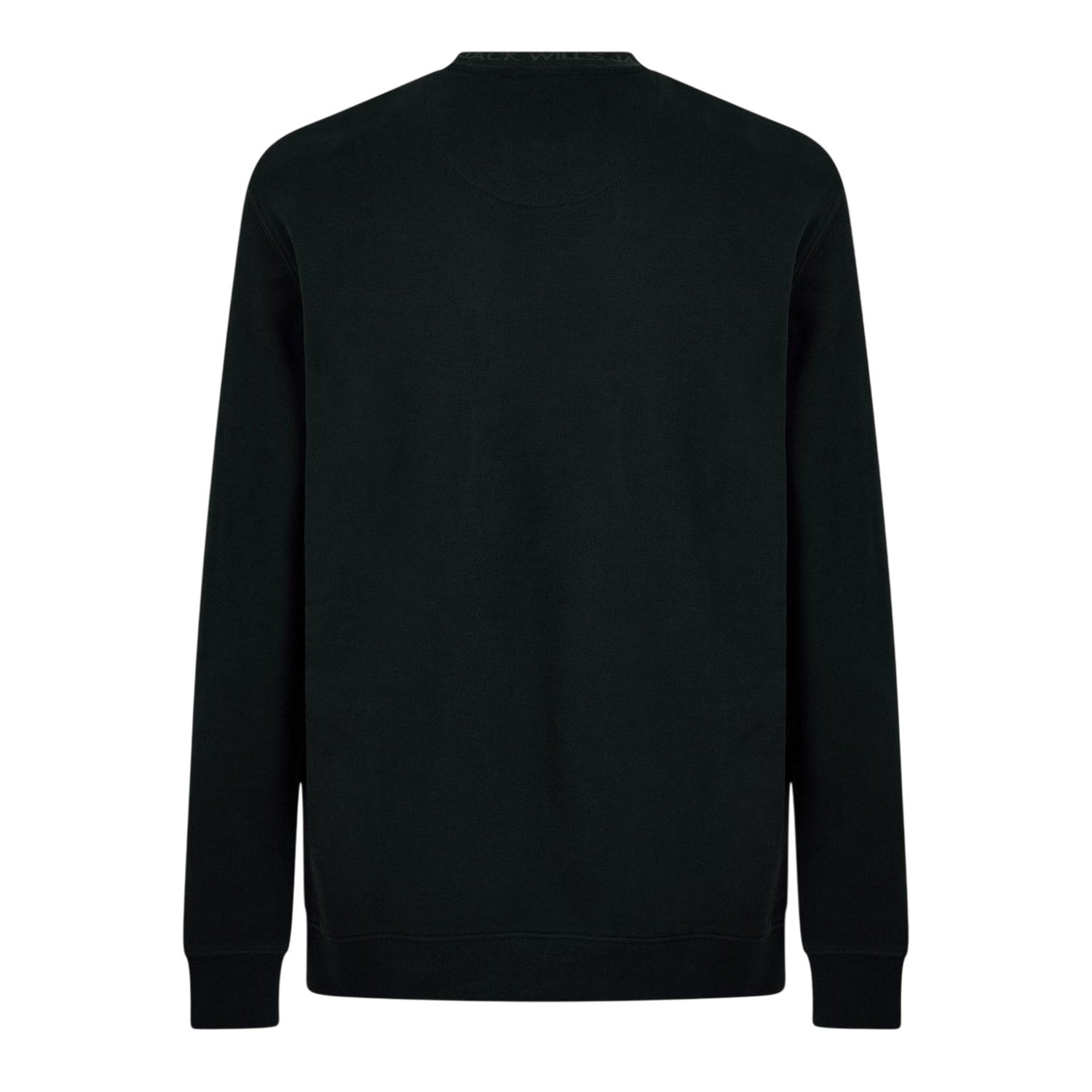 Black - Back - Jack Wills Mens Jacquard Crew Neck Sweatshirt