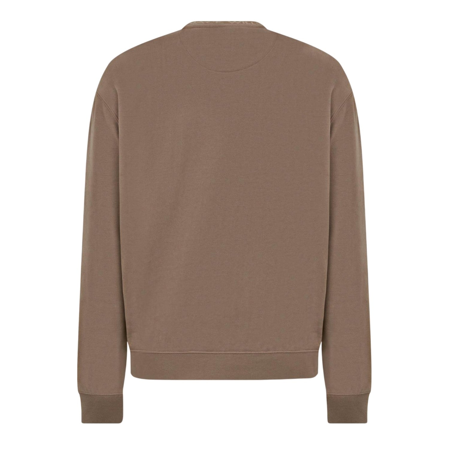 Fawn - Back - Jack Wills Mens Jacquard Crew Neck Sweatshirt
