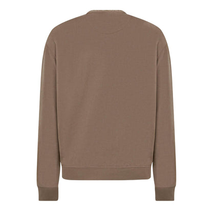 Fawn - Back - Jack Wills Mens Jacquard Crew Neck Sweatshirt