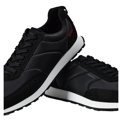 Black - Lifestyle - Hugo Mens Icelin Nylon Running Trainers
