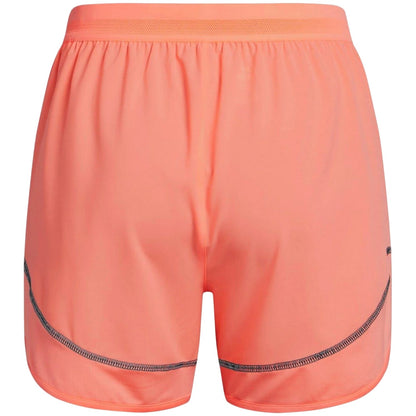 Orange - Back - Under Armour Womens-Ladies Challenger Pro Shorts