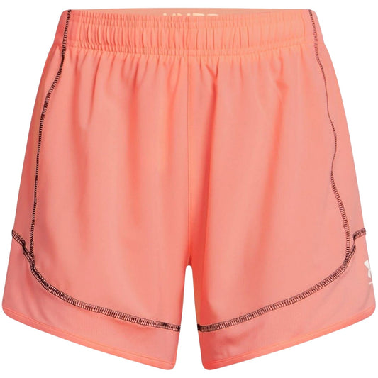 Orange - Front - Under Armour Womens-Ladies Challenger Pro Shorts
