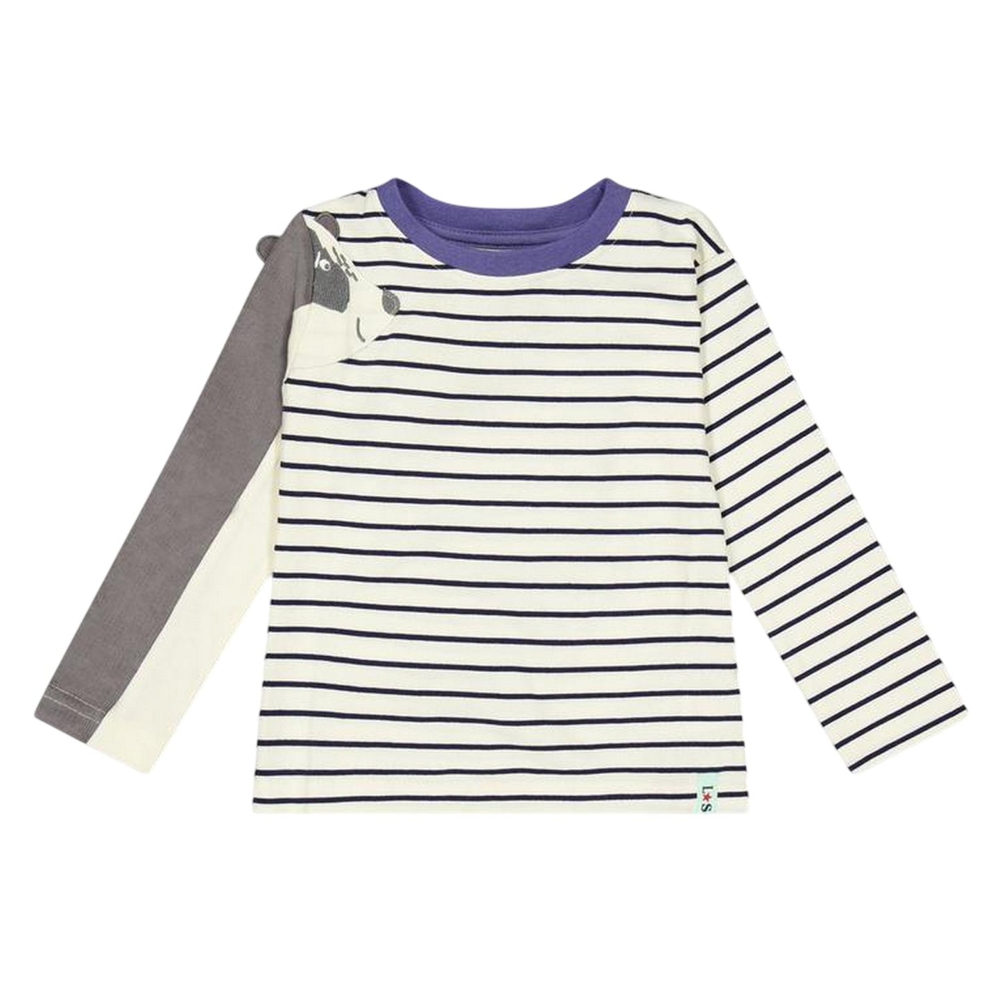 Multicoloured - Front - Lilly & Sid Childrens-Kids Panda Regular T-Shirt