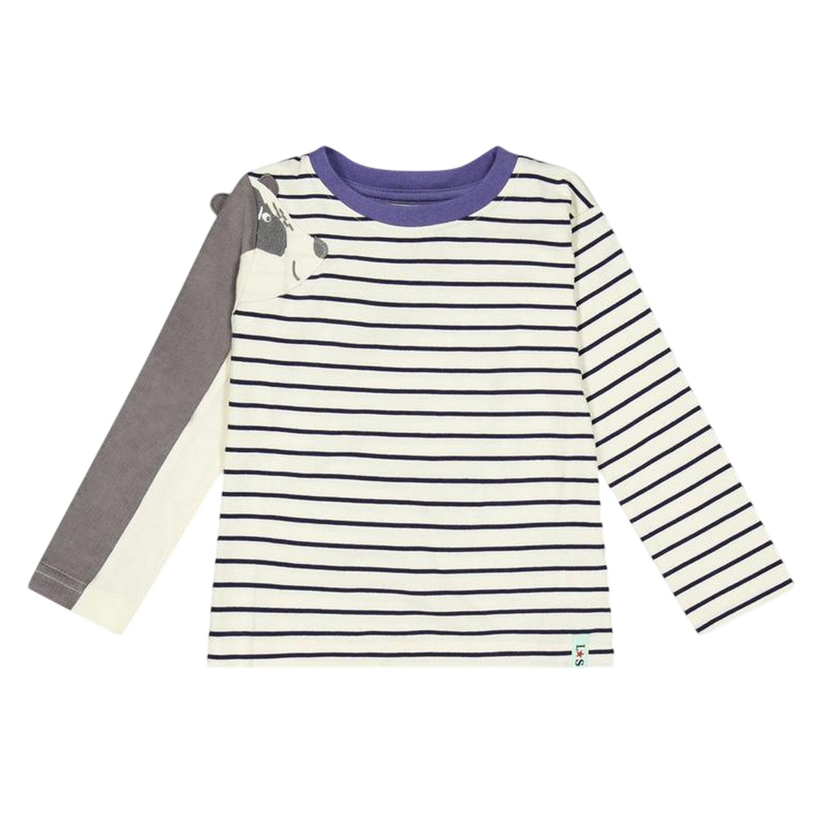 Multicoloured - Front - Lilly & Sid Childrens-Kids Panda Regular T-Shirt