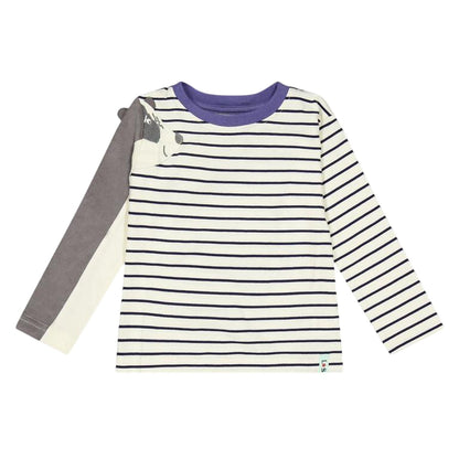 Multicoloured - Front - Lilly & Sid Childrens-Kids Panda Regular T-Shirt