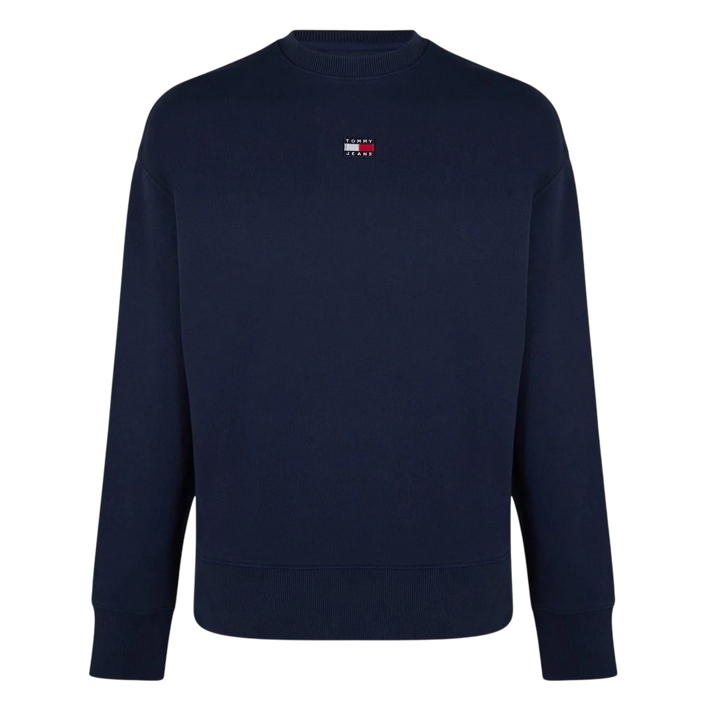 Navy - Front - Tommy Jeans Mens Loopback Sweatshirt