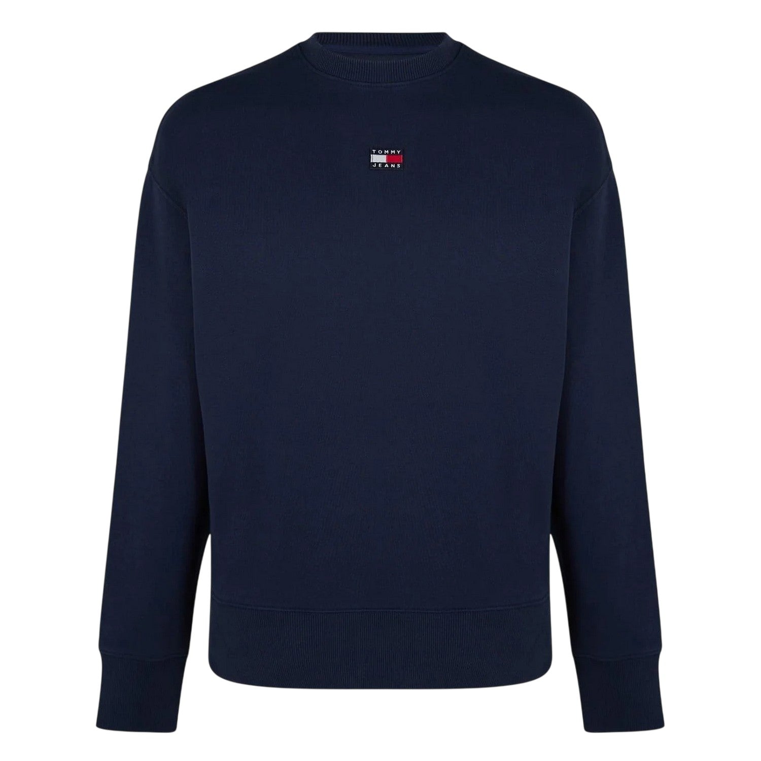 Navy - Front - Tommy Jeans Mens Loopback Sweatshirt