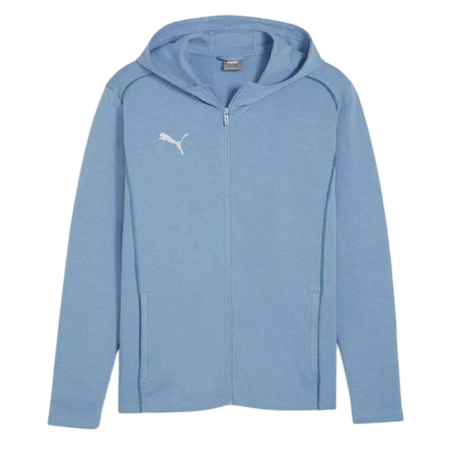 Blue - Front - Puma Childrens-Kids TeamFINAL Casuals Hooded Jacket