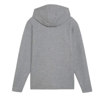 Grey - Back - Puma Childrens-Kids TeamFINAL Casuals Hooded Jacket