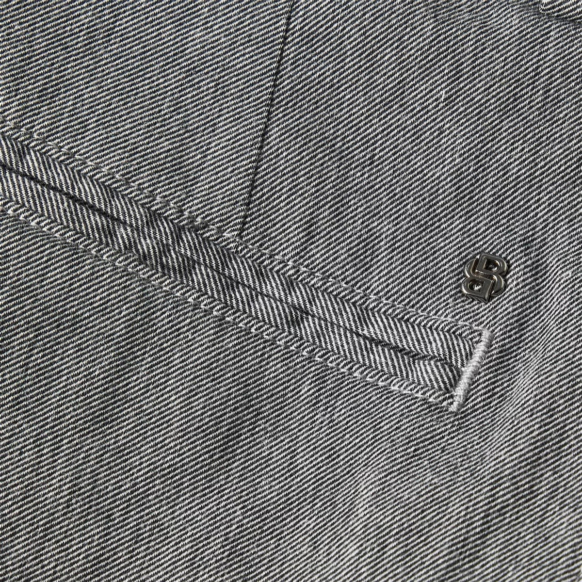Silver - Side - Boss Mens Kent Straight Leg Trousers
