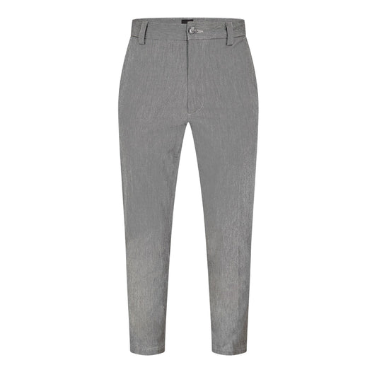 Silver - Front - Boss Mens Kent Straight Leg Trousers